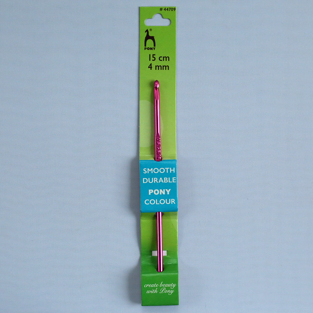 Pony Aluminum Crochet Hook Coloured