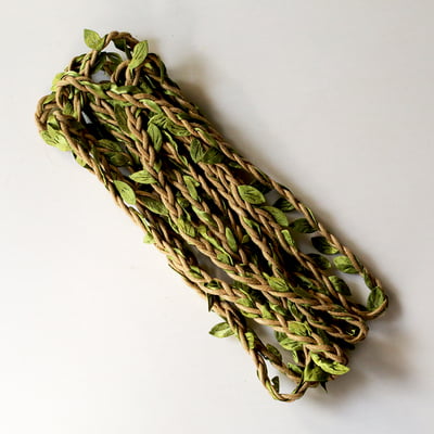 Waxed Leaf Jute Lace