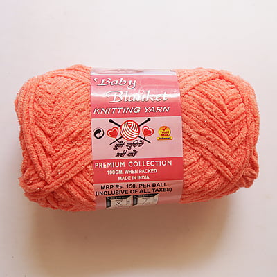 Baby Blanket Yarn Peach