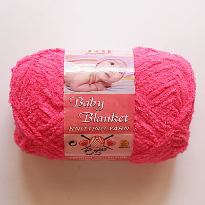 Baby Blanket Yarn Pink