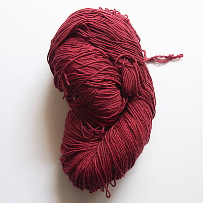 Cotton Yarn 4 Ply Maroon