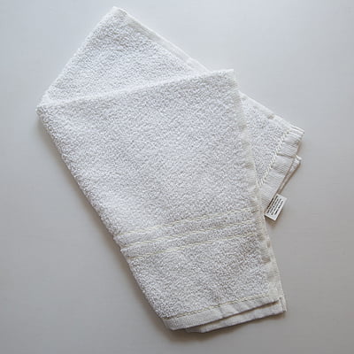 Embroidery Blanks Terry Face Towel  White