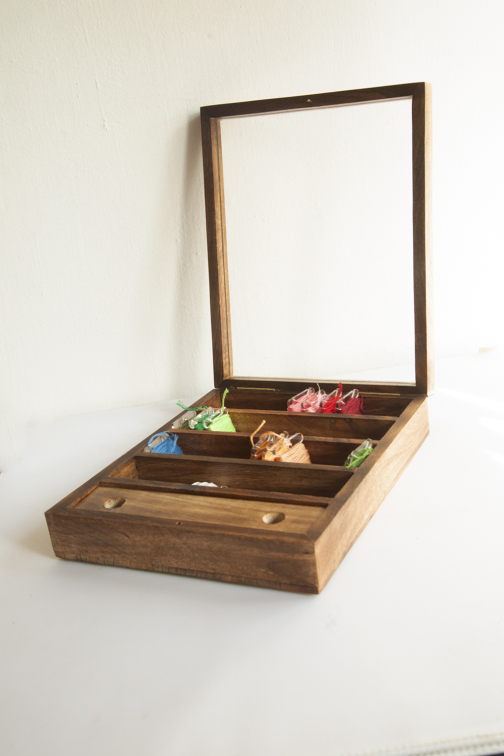 Embroidery Floss Organizer Wooden