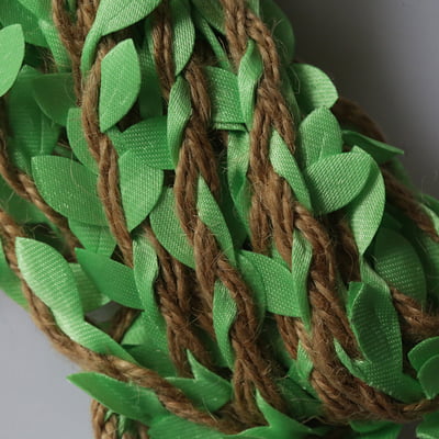 Leaf Jute Lace Green