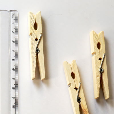 Wooden Clip Natural 7 cm