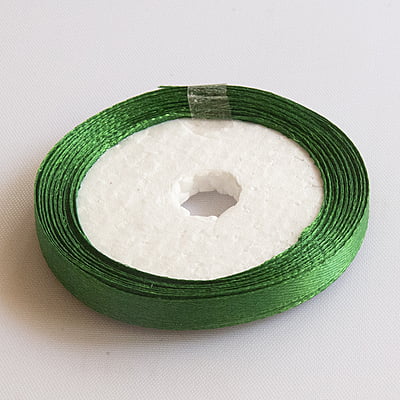 Satin Ribbon Green 1/4 Inch