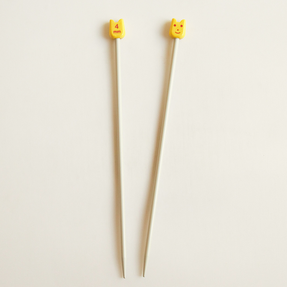 Pony Plastic Knobbed Knitting Pin Smiley