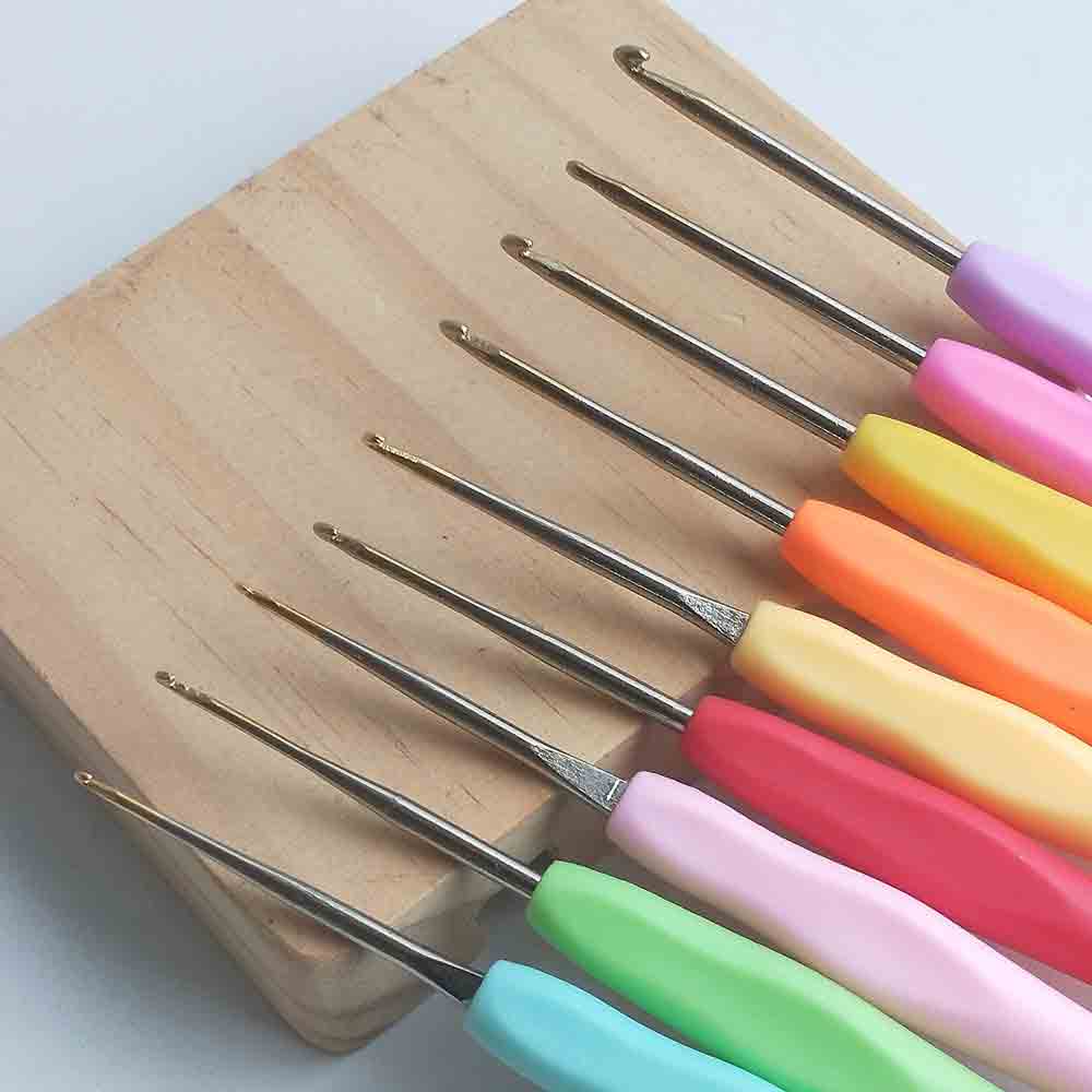 Crochet Hooks With Handle 9 Pcs