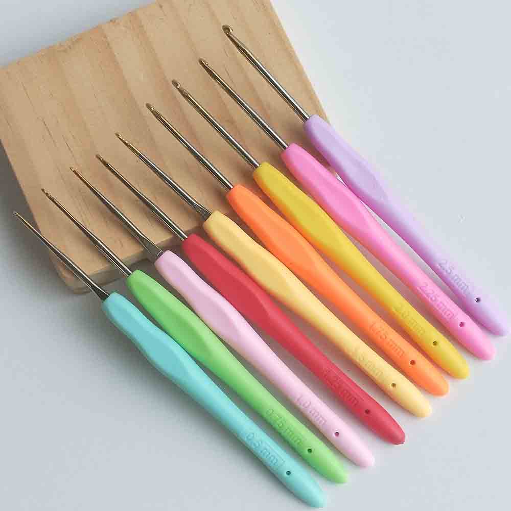 Crochet Hooks With Handle 9 Pcs