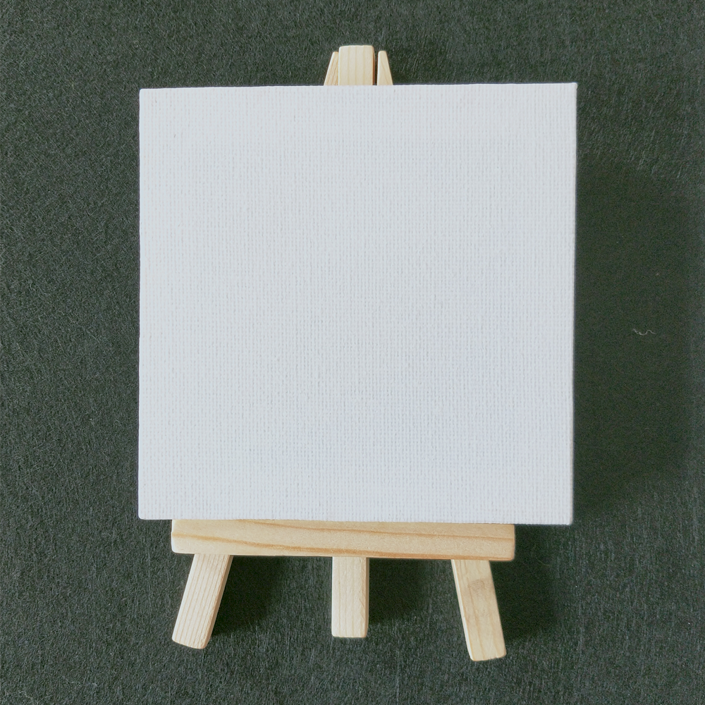 Mini Easel Stand with Canvas