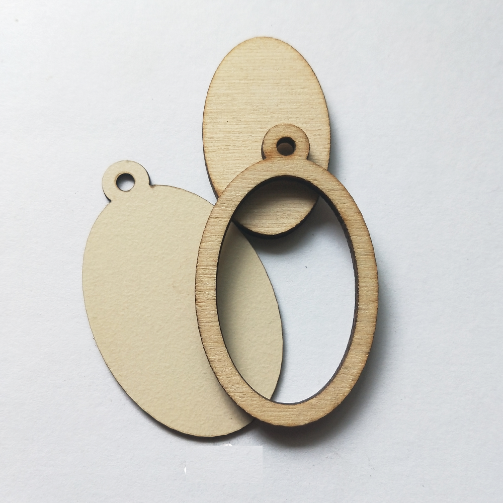 Mini Hoop Ellipse Veneer Medium