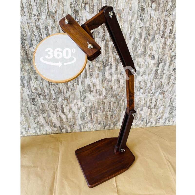 Embroidery Stand 2 in 1 Teak Wood