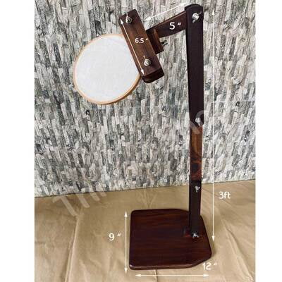 Embroidery Stand 2 in 1 Teak Wood