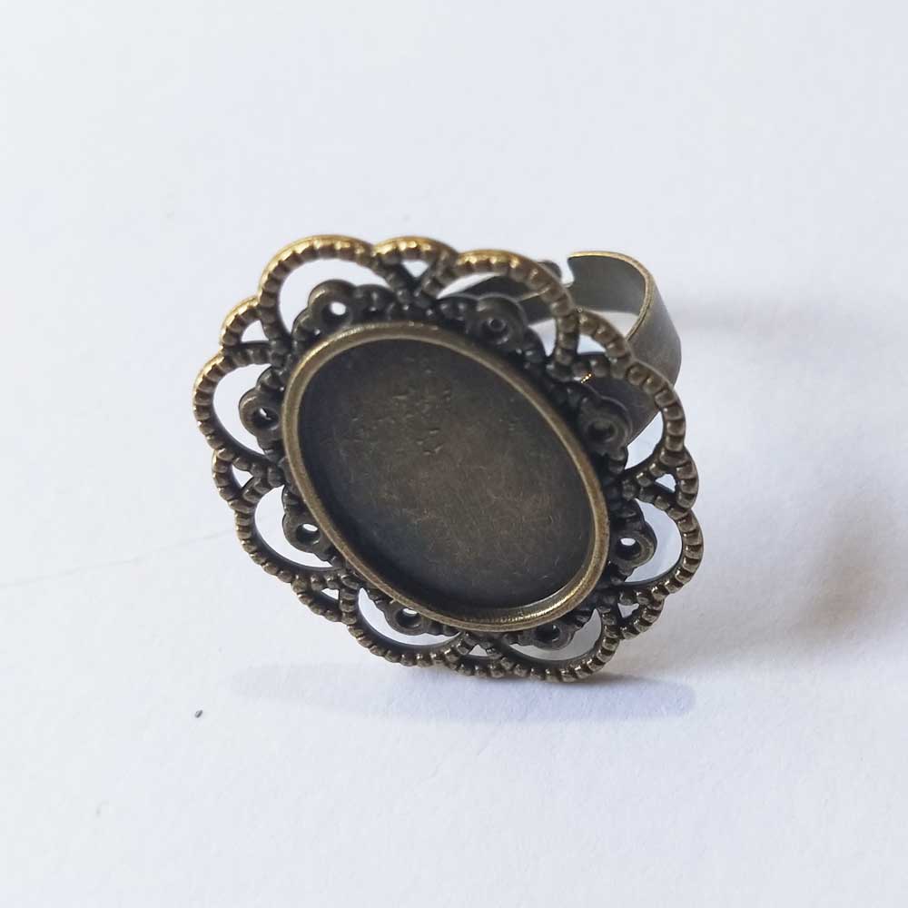 Finger Ring  Antique Bronze Modal 03