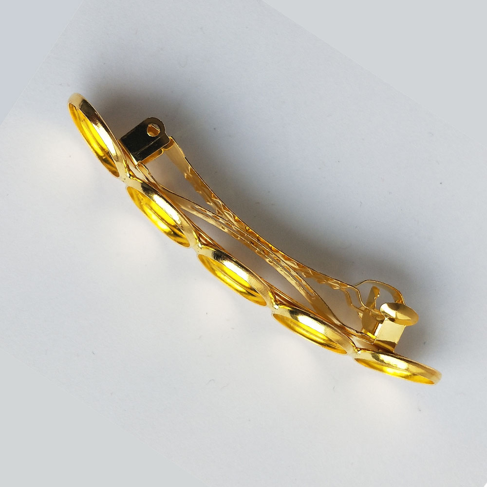 Hair Clip Barrette Bezel 12 mm