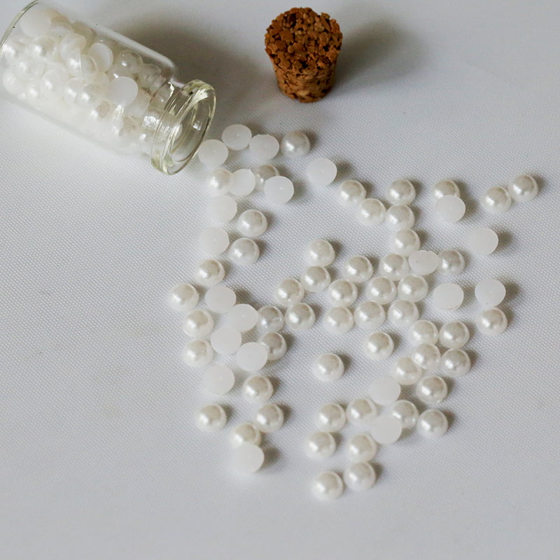 Ceramic Half Cut Beads 6mm