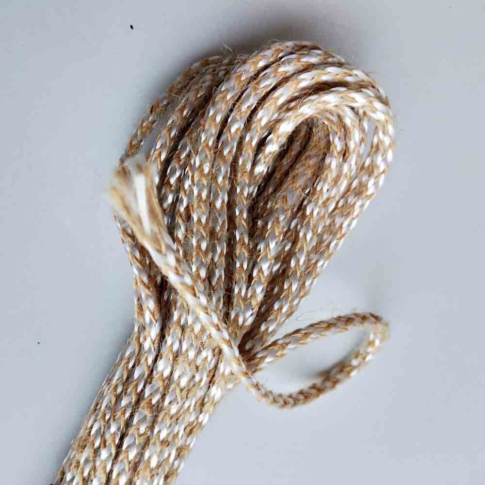 Jute Thread White & Natural