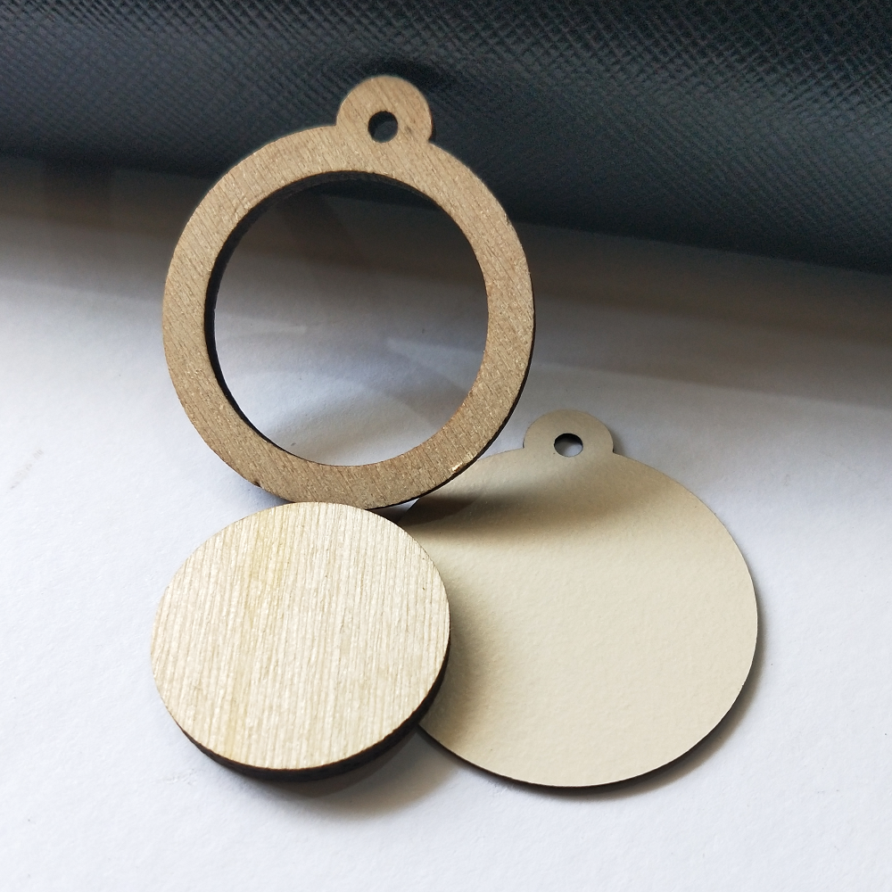 Mini Hoop Circle Veneer Small