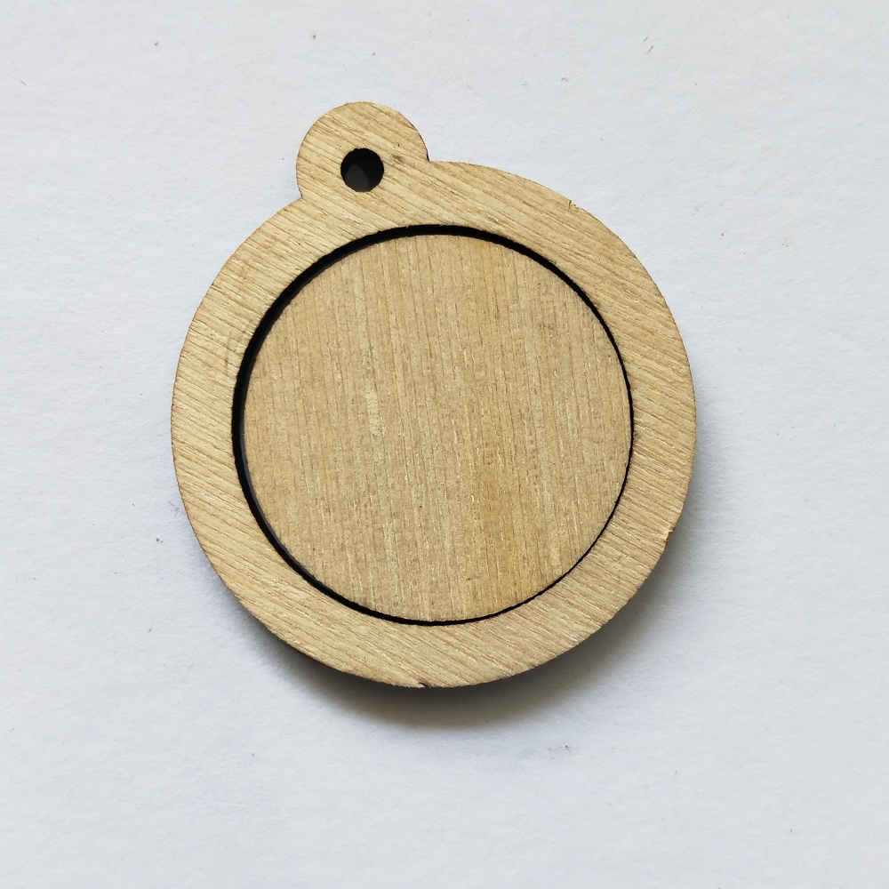 Mini Hoop Circle Veneer Small