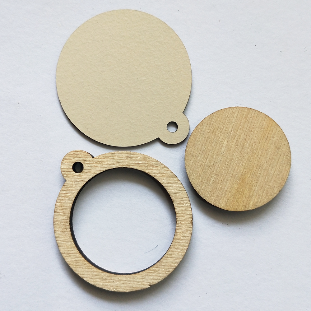 Mini Hoop Circle Veneer Small