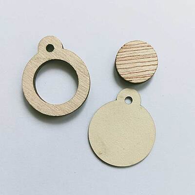 Mini Hoop Circle Veneer Tiny