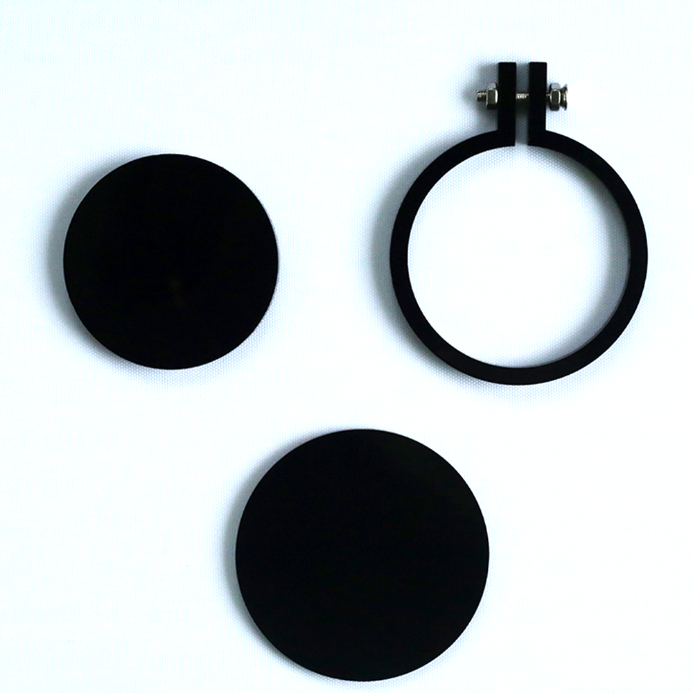 Mini Hoop Circle Black Big