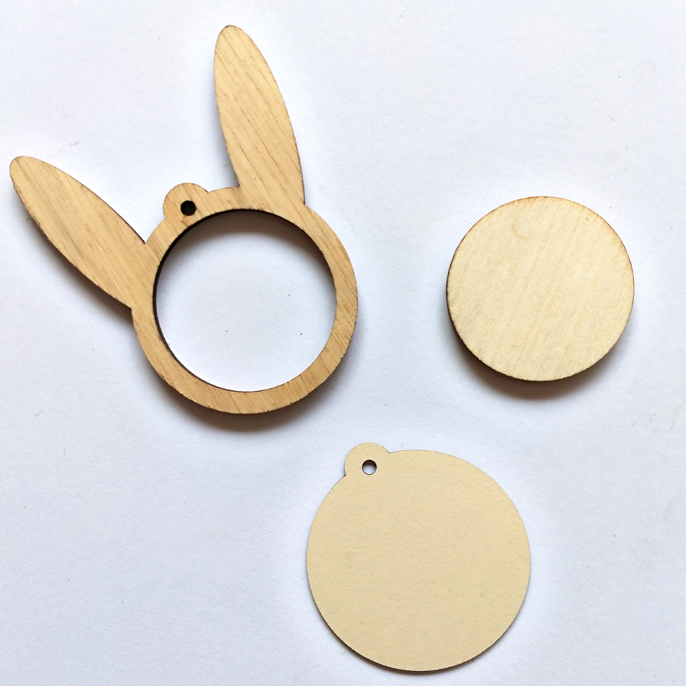 Mini Hoop Bunny Veneer Medium