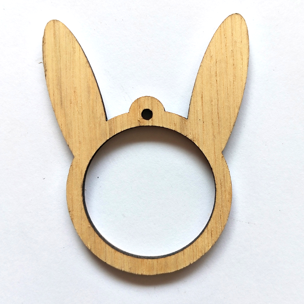 Mini Hoop Bunny Veneer Medium