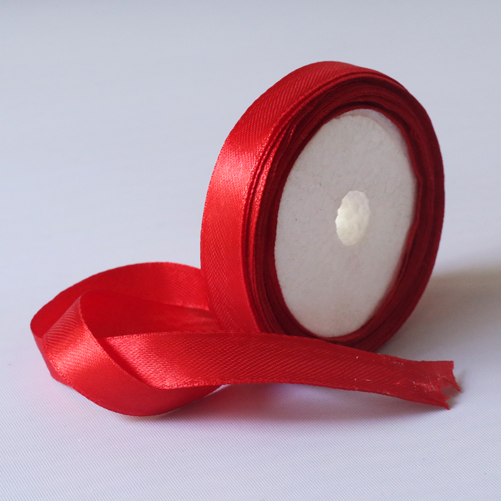 Satin Ribbon Red 1/2 Inch