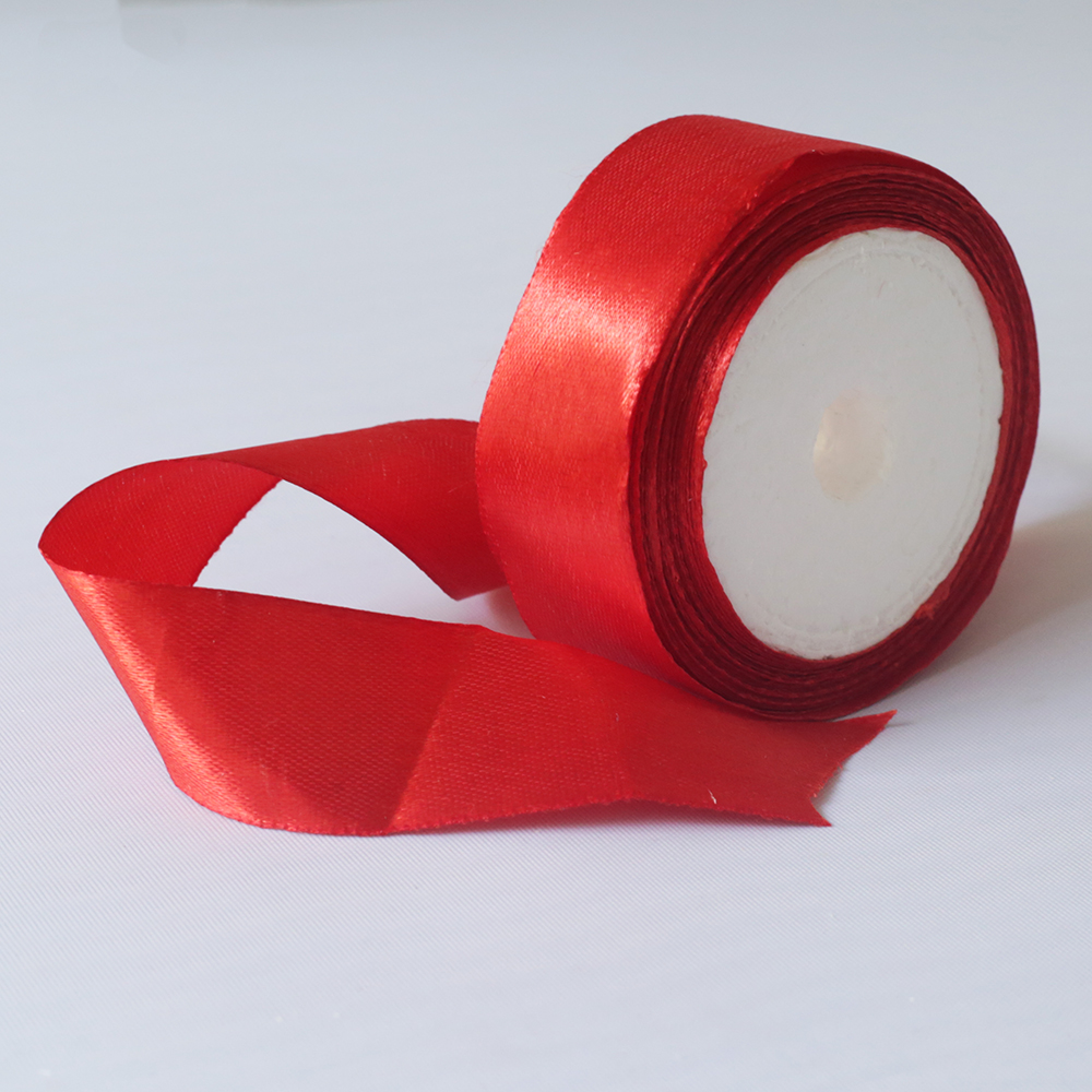 Satin Ribbon Red 1 Inch