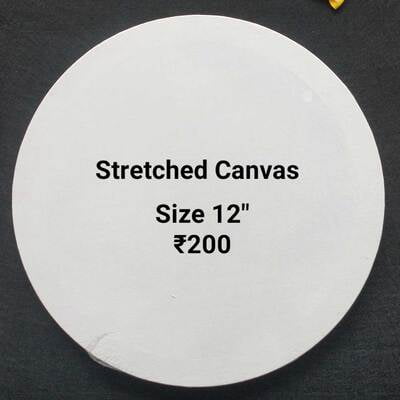 Stretched Canvas Circle