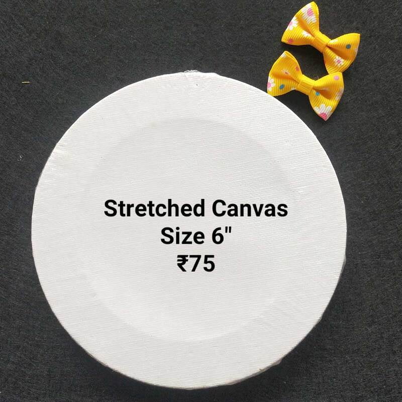 Stretched Canvas Circle