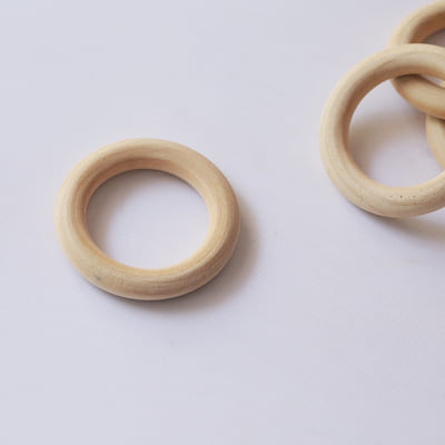 Unpolished Wood Ring