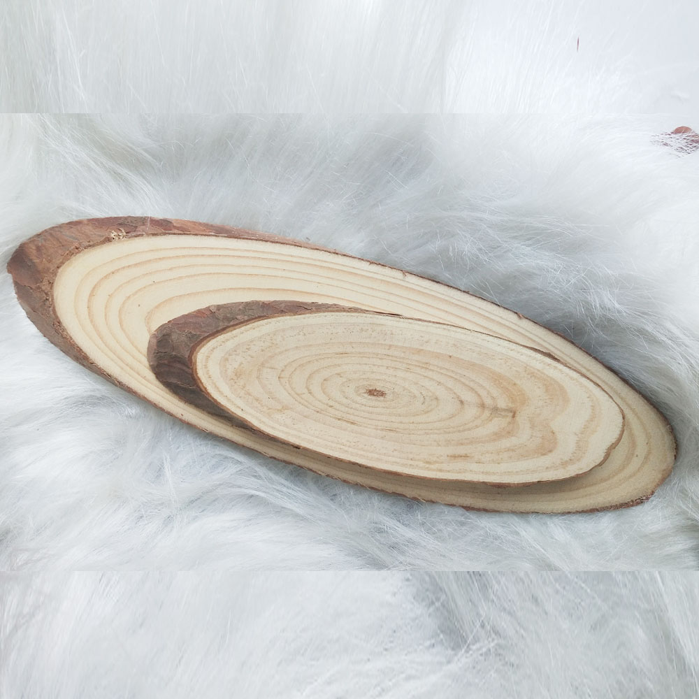 Wood log Oval