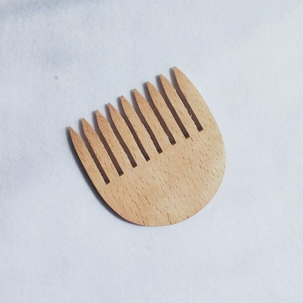 Wooden Loom Comb Round 7 cm