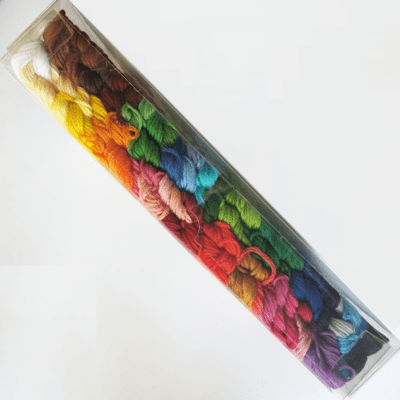 Doli Embroidery Thread Multi Color 100 (50x2)