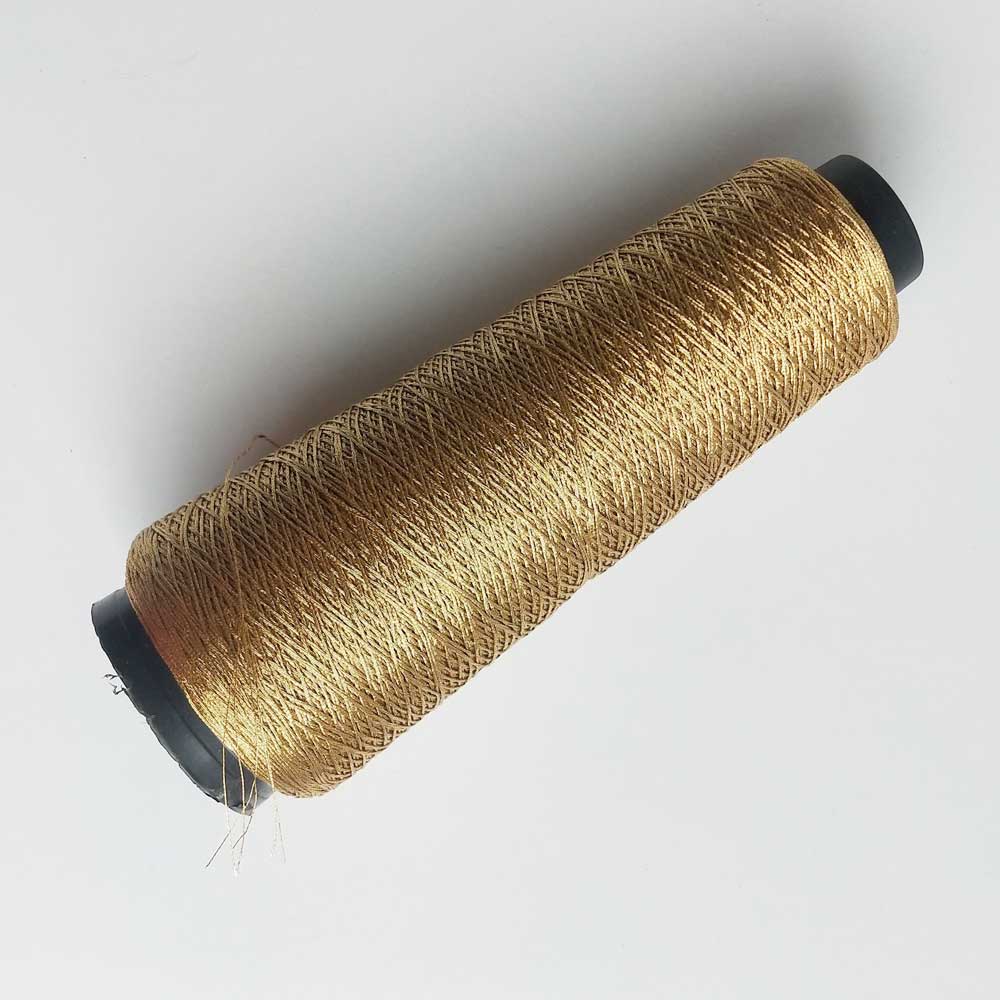 Zari Thread Dull Gold 6 Strand