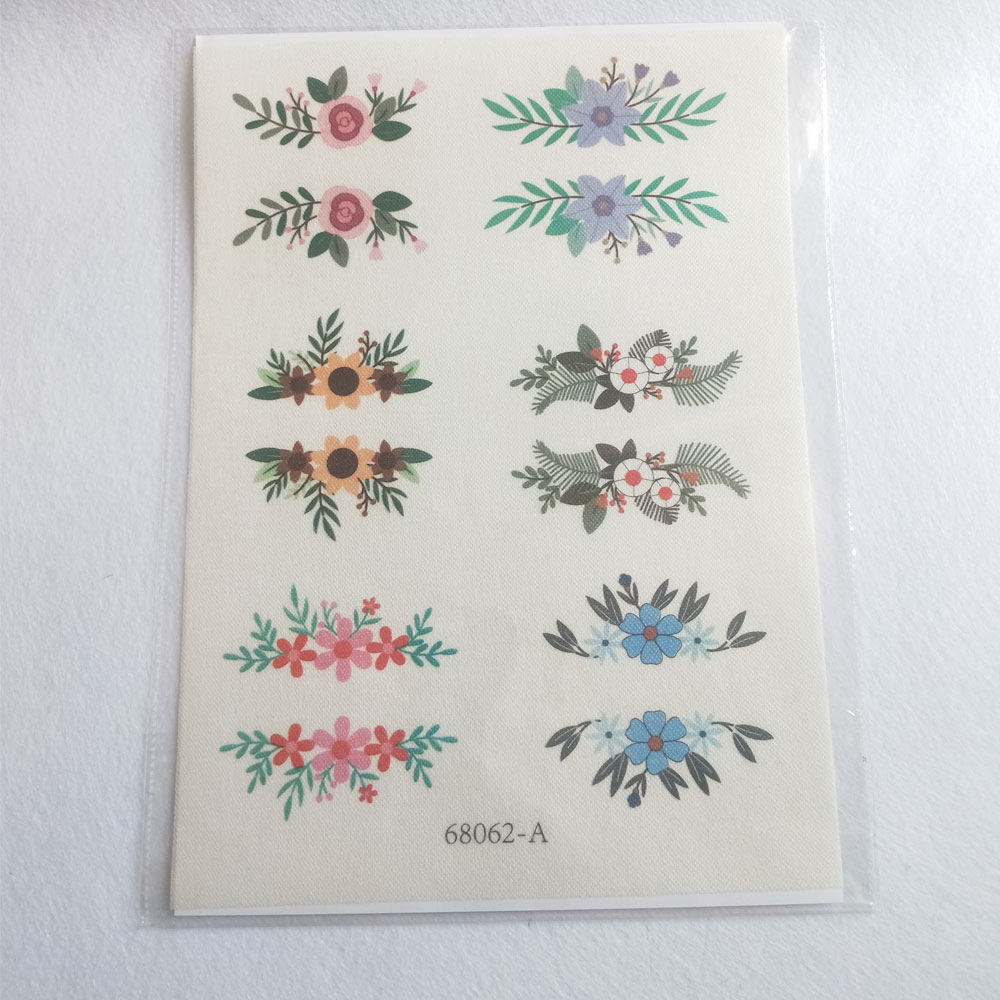 Water Soluble Sticker  - Printed