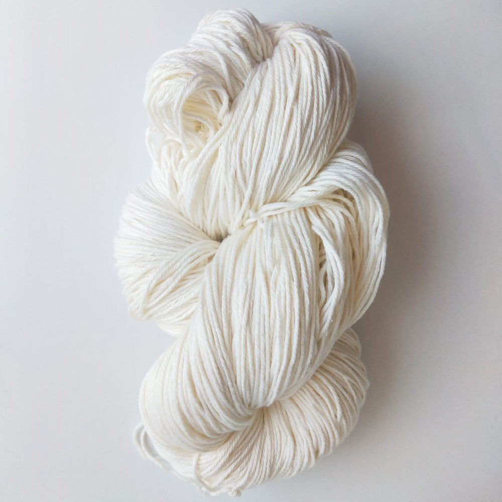 Cotton Yarn 4 Ply Offwhite