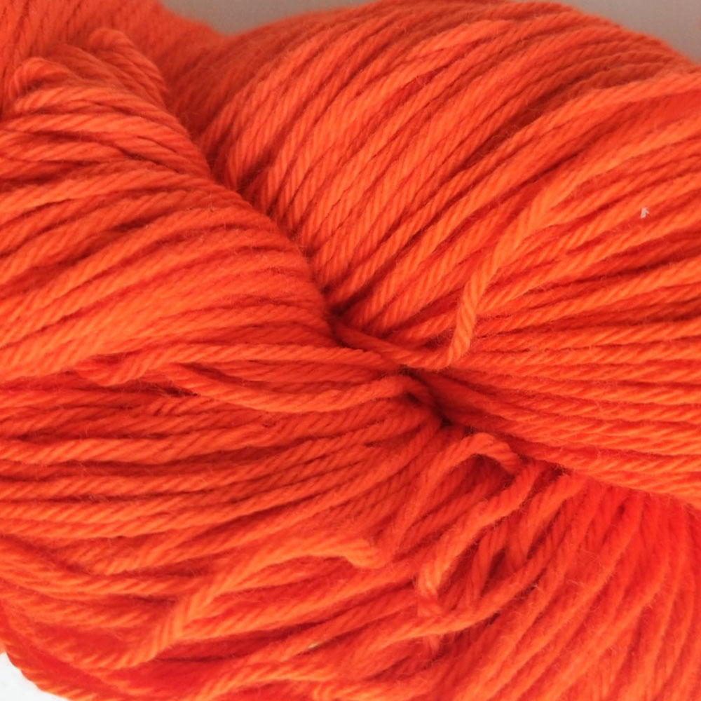 Cotton Yarn 4 Ply Orange