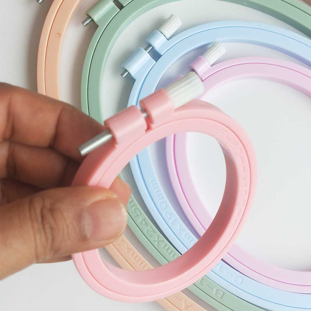 Oval Premium Plastic  Hoop