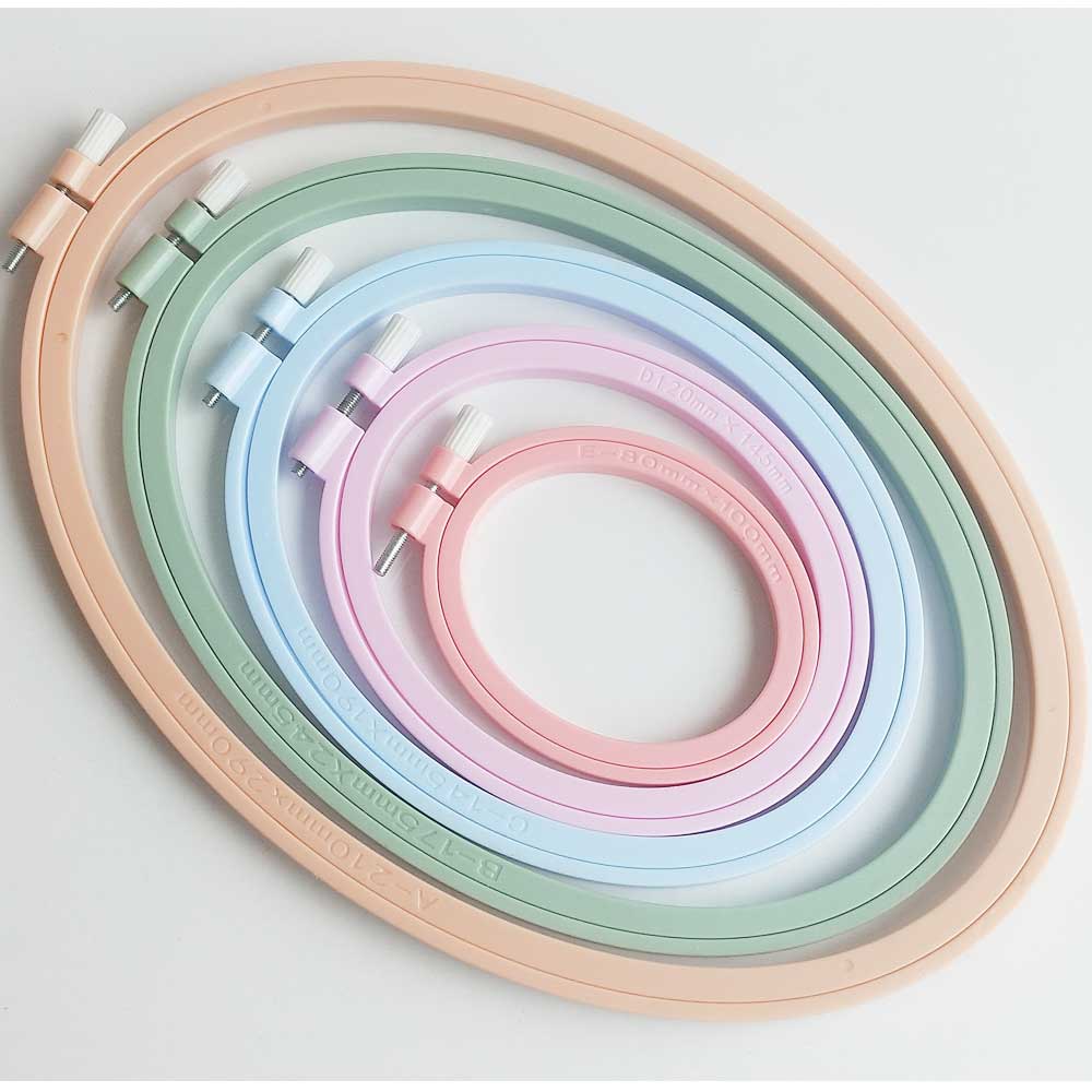 Oval Premium Plastic  Hoop