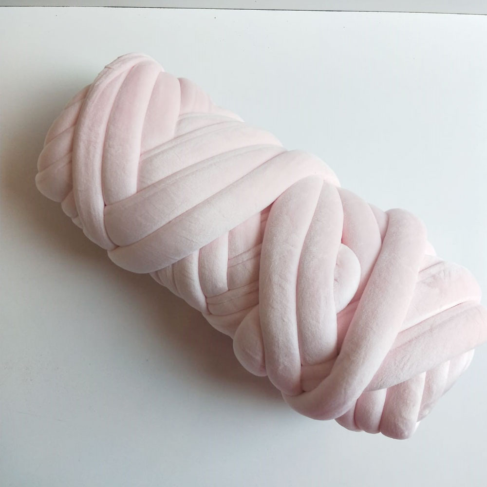 Jumbo Arm Knitting Yarn- Lite Pink