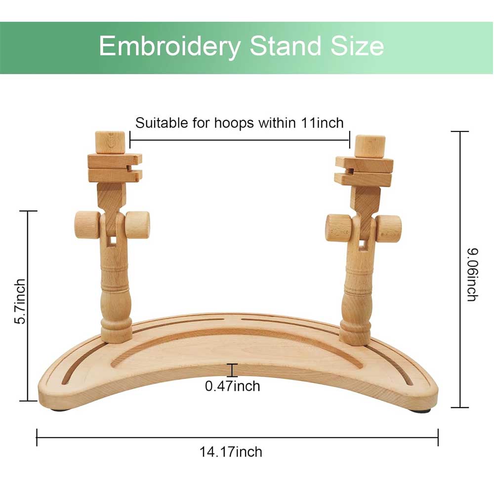 Embroidery Hoop Stand- Curve