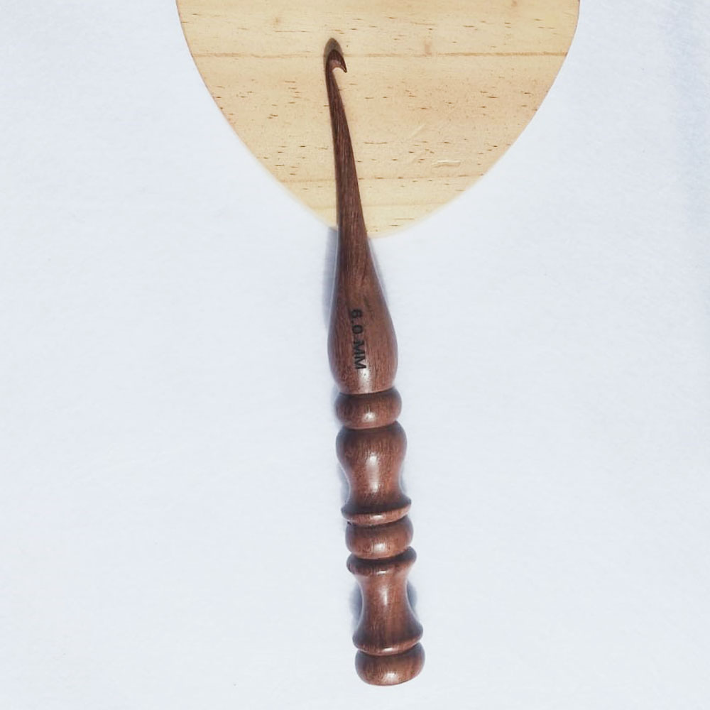 Wooden Crochet Hook-Single