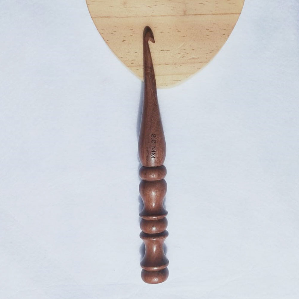 Wooden Crochet Hook-Single