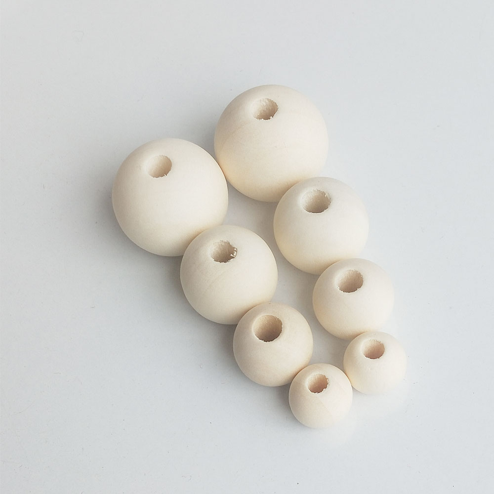 Wooden Beads Cream