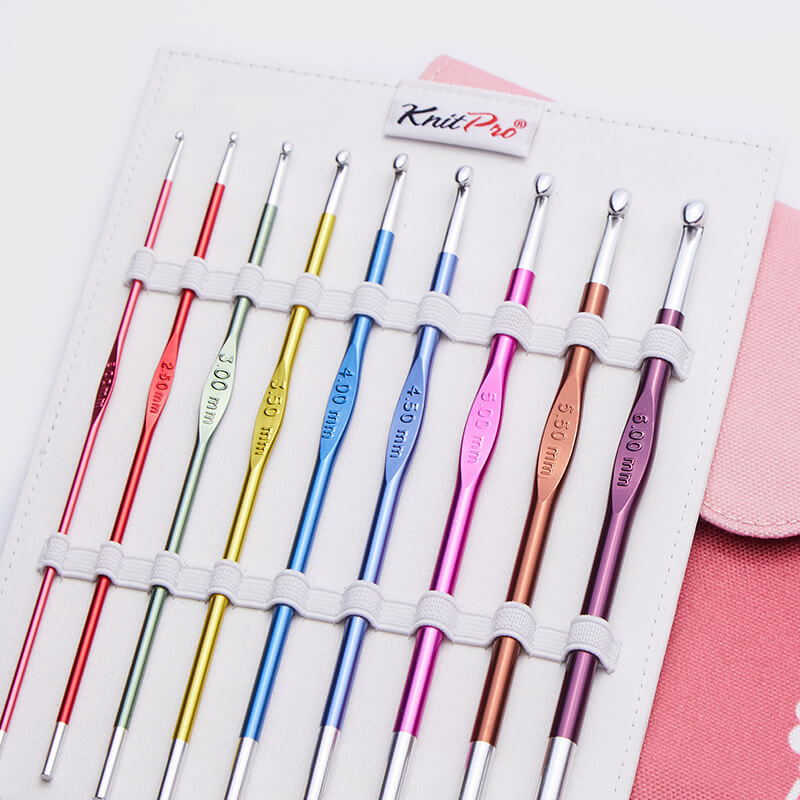 KnitPro Zing Single Ended Crochet Hook Set